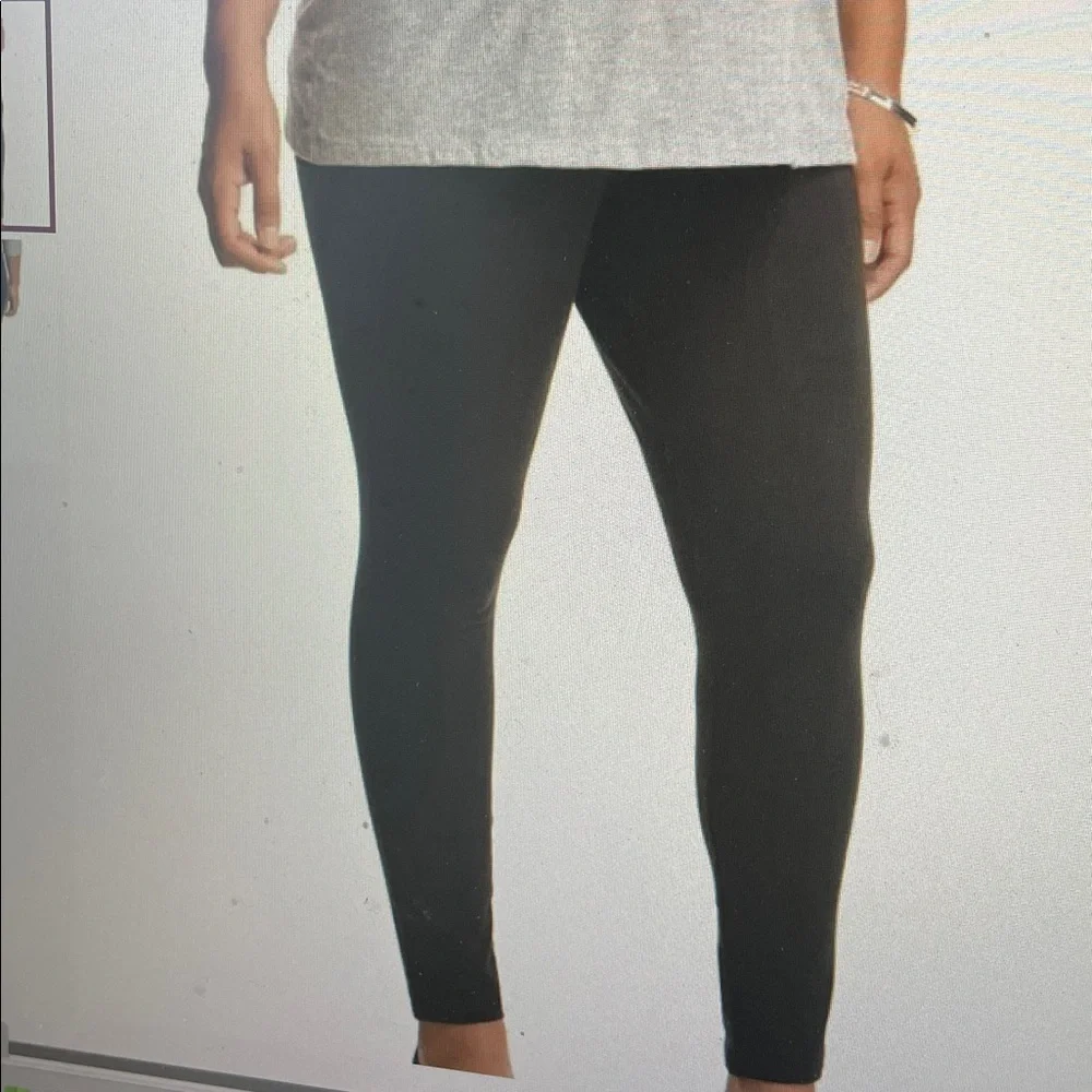 Just My Size Stretch Cotton Jersey Leggings Pants 1X